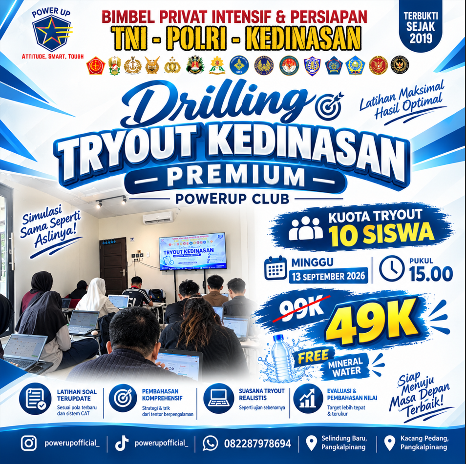 Premium TryOut Kedinasan dan CPNS 2026